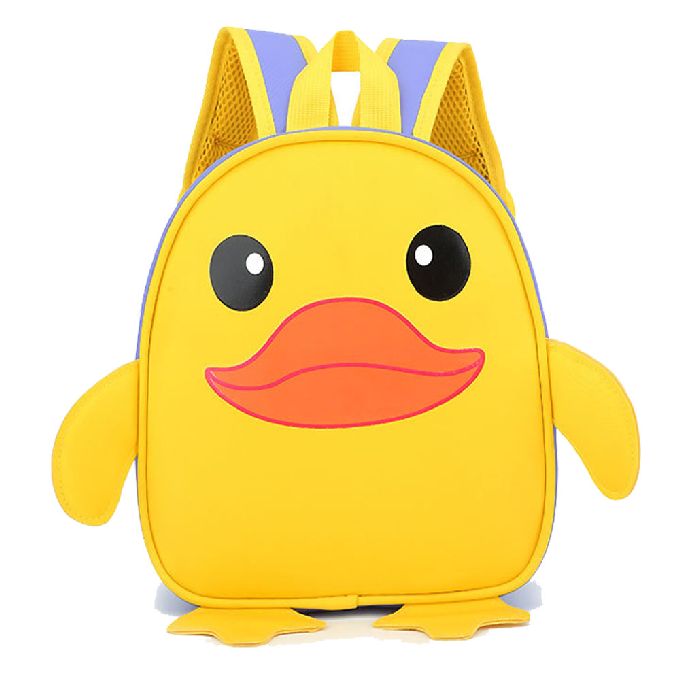 Backpack for Children Waterproof Large Capacity Cartoon Yellow Duck