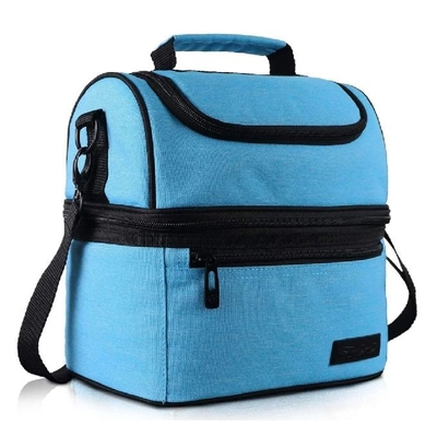 Polyester Insulated Lunch Bag Large Cooler Tote Bag Waterproof