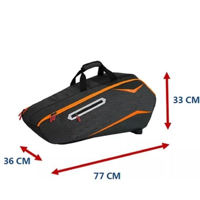 90L Custom Sports Bags Waterproof Tennis Racket Bags With Shoe Compartment