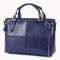 Women'S Cross Stitching Oil Wax Leather Tote Shoulder Bag