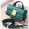 Single Shoulder Cowhide Genuine Leather Handbags With Thickened Bottom