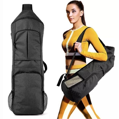 Durable Full Zip Yoga Backpack Fits 1/2 Inch Thick Yoga Mat Carrying Bag For Women