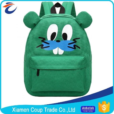 Unisex Canvas Book Primary School Bag Kids Cartoon School Backpacks