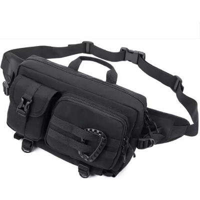 Men'S Outdoor Crossbody Fanny Pack Versatile Hiking Chest Waist Bag Pouch