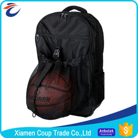 Multifunction Outdoor Sports Bag / Polyester School Bags With Mesh Ball Pocket