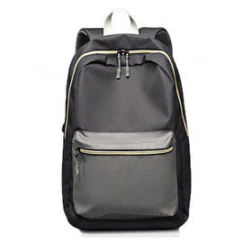 Black Polyester Nylon Sports Bag , Multifunction Travel Bags For Men