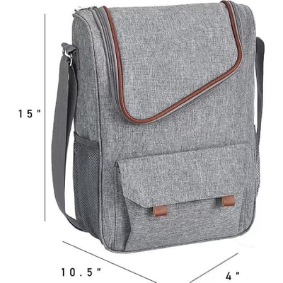 Custom 3 Bottle Wine Carrier Insulated &amp; Leakproof Wine Cooler Bag