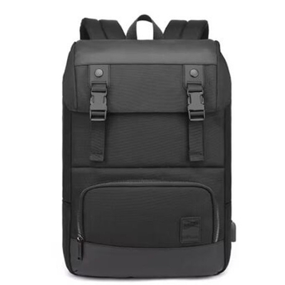 Custom Oxford Simple Casual Business Bags Waterproof Laptop Backpack With Usb Charger