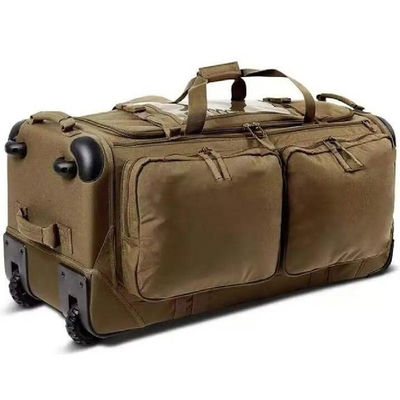 Travel Luggage Suitcase Large Capacity Polyester Duffle Bag With Wheel