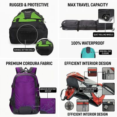Thermal Insulated Tennis Racket Bag 3-Racket Capacity with Adjustable Padded Straps External Accessory Pocket