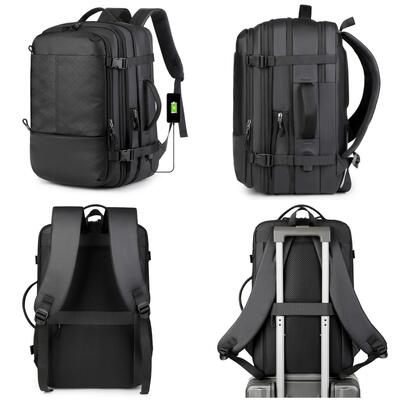 Large-Capacity Oxford Laptop Backpack LD9903 15.6 Inch Expandable Travel Daypack Custom Logo