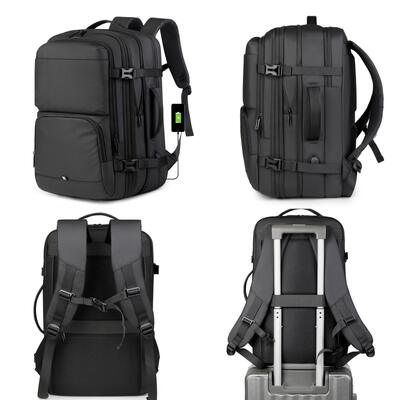 Versatile Oxford Laptop Backpack LD9908 15.6 Inch Expandable Waterproof Travel Daypack Custom Logo