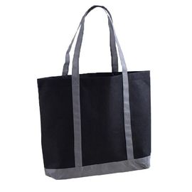 Soft Comfortable Non Woven Reusable Bags Tear Resistant Side Printing