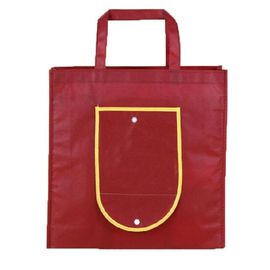 Tear Resistant Non Woven Reusable Bags , Fold Up Tote Bag Full Color Printing