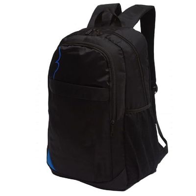 Lightweight Black Polyester School Backpack Bag