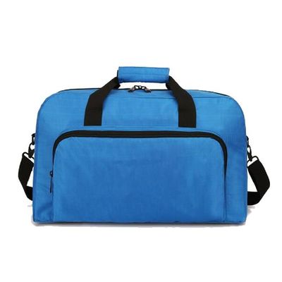 Washable Zippered Nylon Sports Travel Bag With Padded Grab Handle