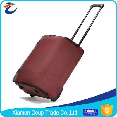 Foldable Canvas Trolley Luggage Bags With 2 Wheels