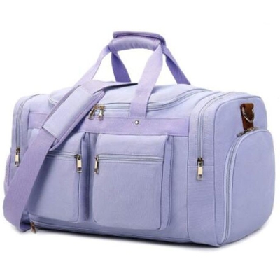 Ladies Overnight Duffel Bag With Shoe Compartment