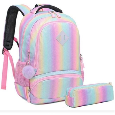 OEM ODM Rainbow Primary School Backpack For Girls