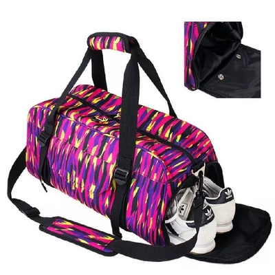 Custom Large Capacity Mens Sport Gym Bag With Shoe Compartment