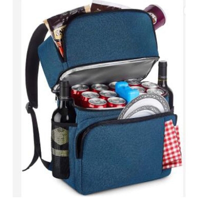 Oem 4 Person Reusable Insulated Cooler Bags Food Storage Picnic Carrying Backpack