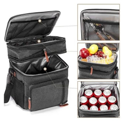 Multifunctional Picnic Insulated Tote Outdoor Portable Cooler Lunch Bag