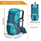 35l Lightweight Travel Backpack Waterproof With Rain Cover Camping Adults