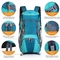 35l Lightweight Travel Backpack Waterproof With Rain Cover Camping Adults