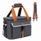 15l Portable Foldable 600d Oxford Cloth Cooler Lunch Bag With Shoulder Strap