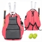 Women And Men Outdoor Tennis Bags Backpack For 6 Tennis Rackets