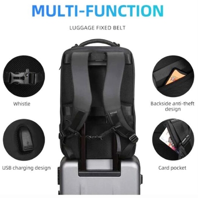 custom Business Waterproof Laptop Backpack With Usb Charging Port