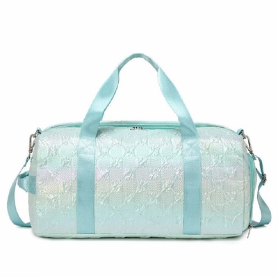 Outdoor Large Capacity Lady Gym Bags Customized Logo Waterproof Travel Duffle Bag