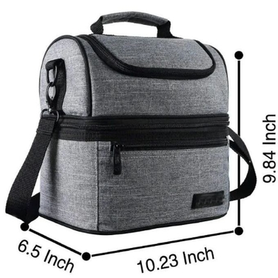 Polyester Insulated Lunch Bag Large Cooler Tote Bag Waterproof