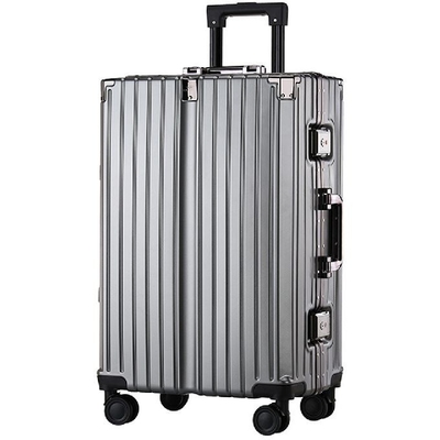 Aluminum Travel Luggage Bag Abs Pc Luggage Suitcase