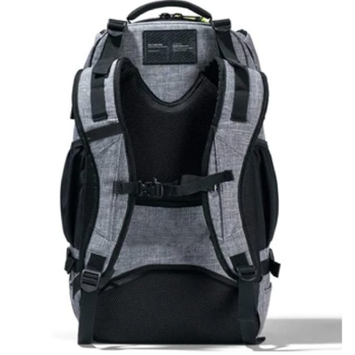 Men Women Canvas Gray Triathlon Transition Bag Gym Sport Backpack