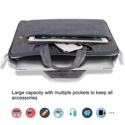 17.3 Inch Water Resistant Laptop Sleeve Case With Shoulder Straps