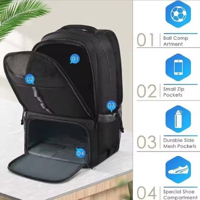 Basketball Backpack For Boys Gym Sports Soccer Backpack With Ball Mesh Pocket
