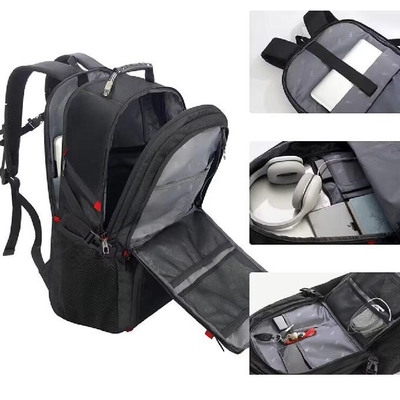 Custom Sport Gym Bag Waterproof School Travel Backpack With Shoe Compartment Usb Charging Port