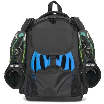 Skating Sports Backpacks Bag Roller Skates Speed/ Ice Skates Travel Backpack For Safety Helmet Kneecap And Shoes