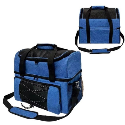 Customized Sports Bowling Tote Bag Bowling Extra Accessories Two Balls Tote Bag With Padded Ball Holder