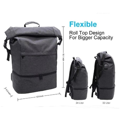 Custom Outdoor Waterproof Duffel Backpack Large Pocket Roll Top Sport Backpack