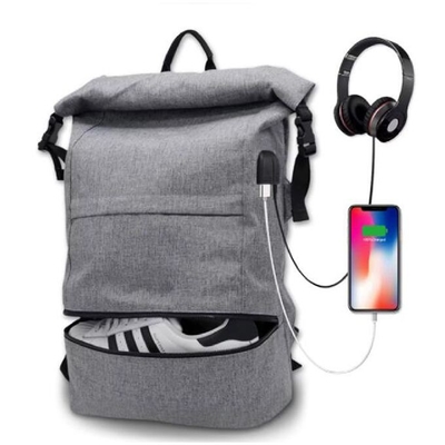 Custom Outdoor Waterproof Duffel Backpack Large Pocket Roll Top Sport Backpack