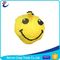 Promotional Custom Made Fabric Shopping Bags Cute Smiley Face Appearance