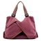 Multi Function School Ladies Canvas Handbags High Standard 50 X 12 X 30 Cm Size