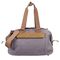Gray Color Waterproof Duffel Bag / Lightweight Travel Bag Customized Logo