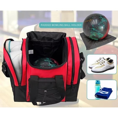 Custom Waterproof Large Bowling Sports Bag Heavy Duty Bowling Ball Bags With Shoe Compartment