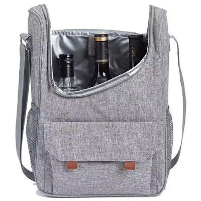 Custom 3 Bottle Wine Carrier Insulated &amp; Leakproof Wine Cooler Bag