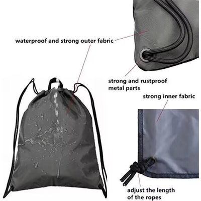 Custom Logo Sports Large Capacity Fitness Gym Drawstring Bags