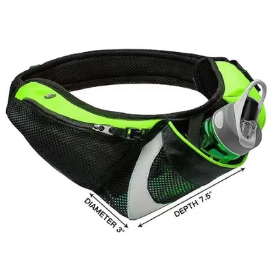 Breathable Running Belt Waist Pack With Water Bottle Holder Waist Bag