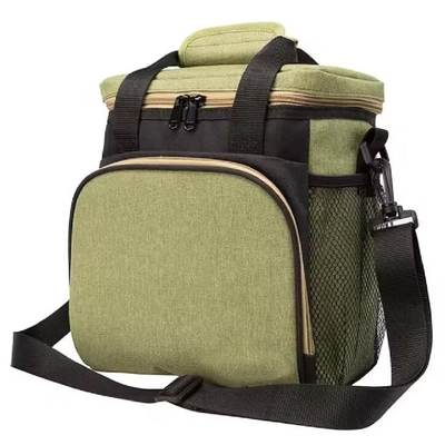 Insulated Lunch Bag Office Stylish Polyester Fitness Waterproof Reusable Thermal Cooler Bag